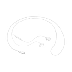 A Photo Of Samsung USB Type-C Earphones - Crystal-Clear Sound with Comfort - White | EO-IC100