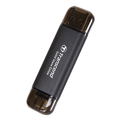 A Photo Of Transcend ESD310C Portable SSD, with USB-A and USB-C Connectors