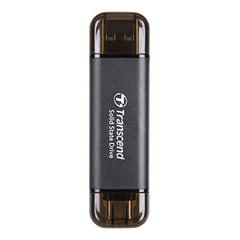 A Photo Of Transcend ESD310C Portable SSD, with USB-A and USB-C Connectors
