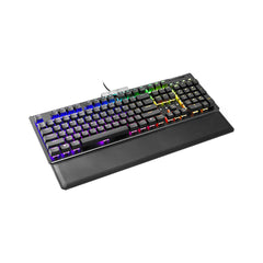 A Photo Of EVGA Z15 - RGB Wired Full-size Mechanical Gaming Keyboard - Linear Silver Switches | 821-W1-15US-KR
