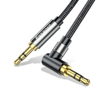 Essager AUX 3.5mm Audio Jack HiFi Elbow Adapter Cable 1.5M - EYP35-WTA01