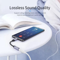 A Photo Of Essager USB Type-C to 3.5mm Jack Aux Audio Headphone Adapter