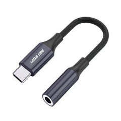 A Photo Of Green Lion Type-C/Lightning to 3.5mm Audio Cable Adapter (12cm) - High-Fidelity Sound