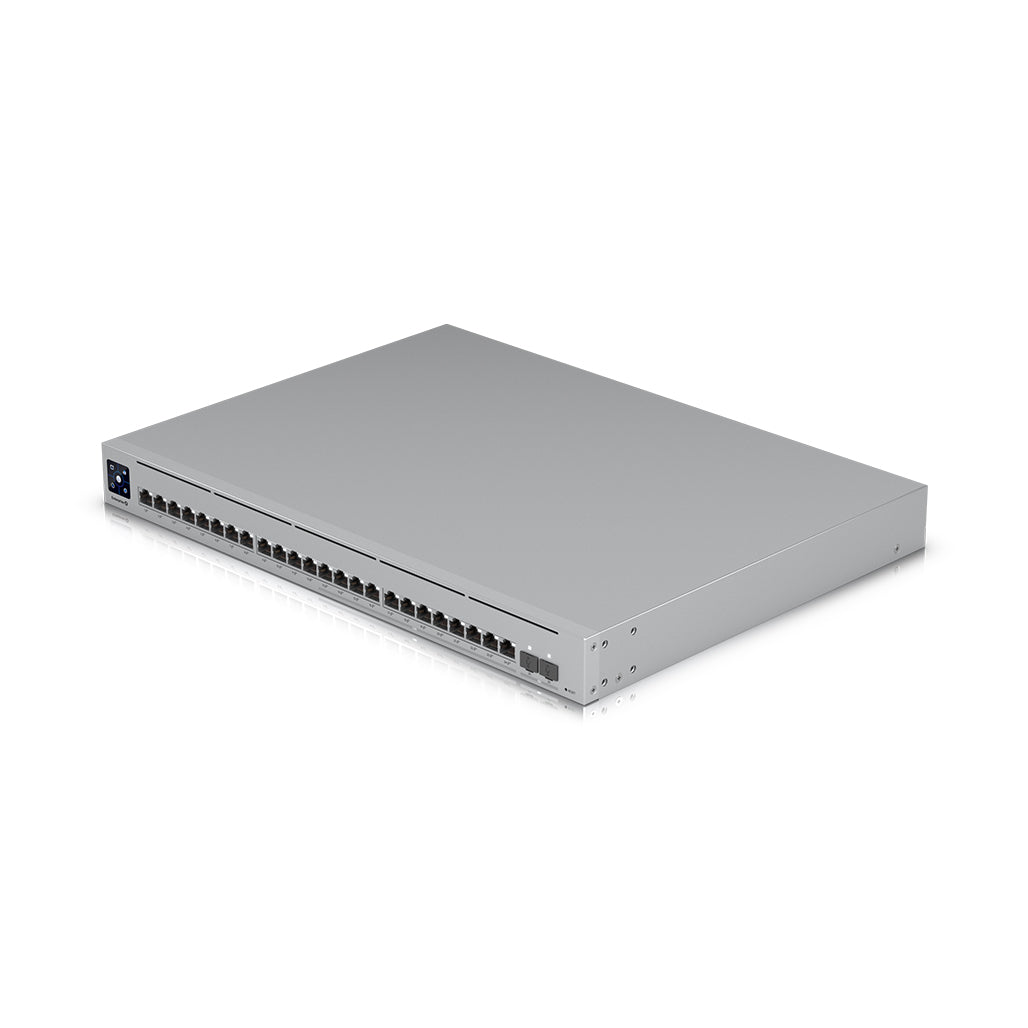 A Photo Of Ubiquiti UniFi USW-Enterprise-24 PoE Gen1 – 24-Port Layer 3 PoE+ Switch, 400 W Budget