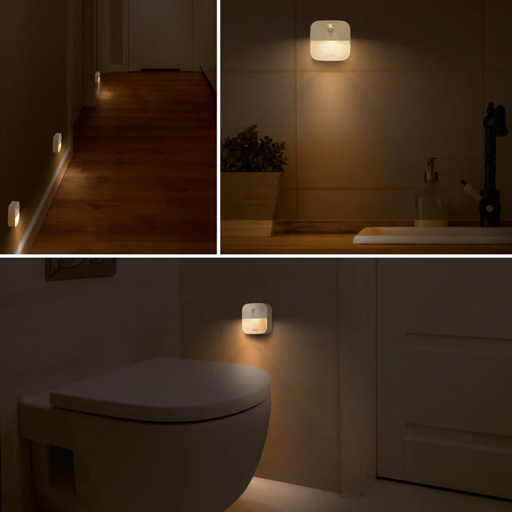A Photo Of Eufy Lumi Stick-On Motion Sensor Night Light – Battery-Powered LED with Auto Illumination for Hallways, Bedrooms, and Stairs