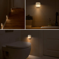 A Photo Of Eufy Lumi Stick-On Motion Sensor Night Light – Battery-Powered LED with Auto Illumination for Hallways, Bedrooms, and Stairs