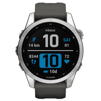 Garmin FĒNIX 7S Silver With Graphite Band from Garmin sold by 961Souq-Zalka