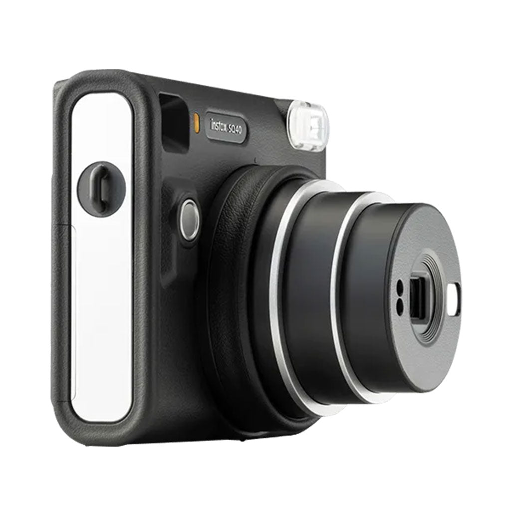 A Photo Of Fujifilm Instax Square SQ40 Instant Camera – Black | Classic Design with Selfie Mode & Auto Exposure