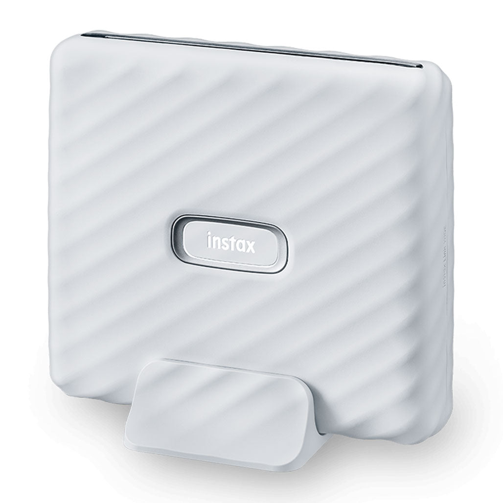 A Photo Of Fujifilm Instax Wide Link Smartphone Printer Photo Kit – White | Includes Film, Acrylic Stand & Album