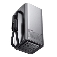 A Photo Of AceFast M33 20000mAh Power Bank PD100W Fast Charging with Built-In USB-C Cable