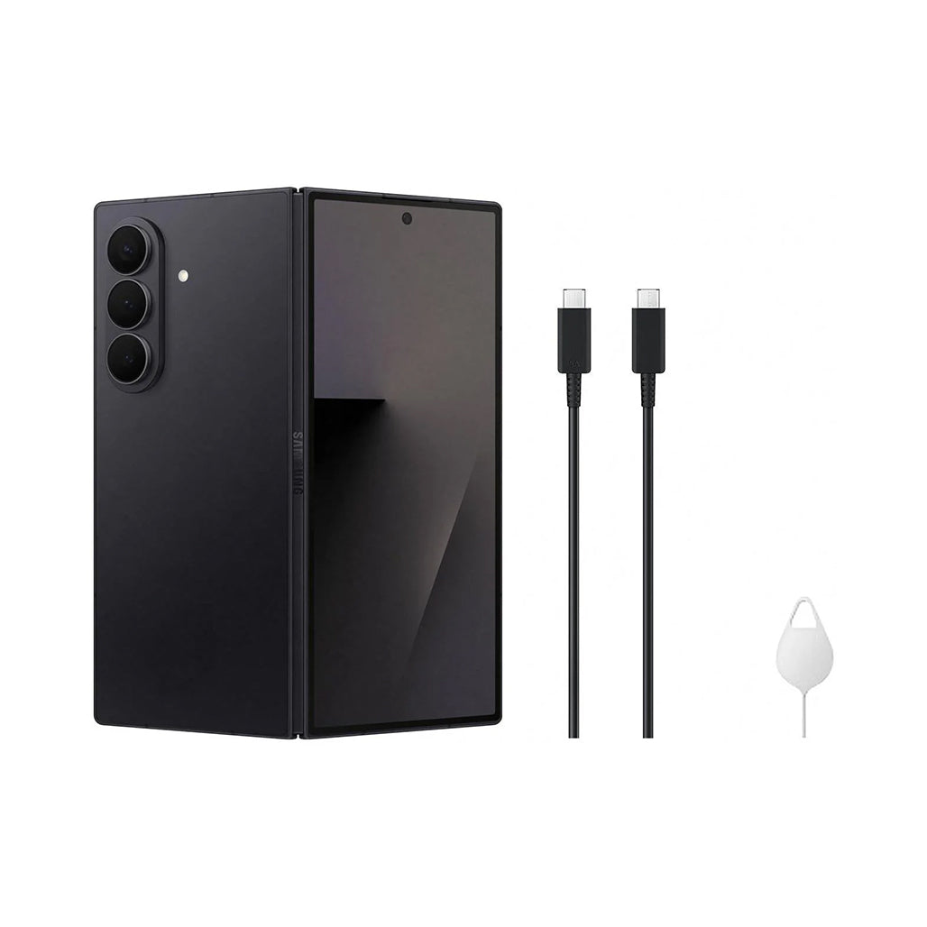 A Photo Of Samsung Galaxy Z Fold7 1TB Package - Silicone Case and 65W Power Adapter Included with Screen Warranty