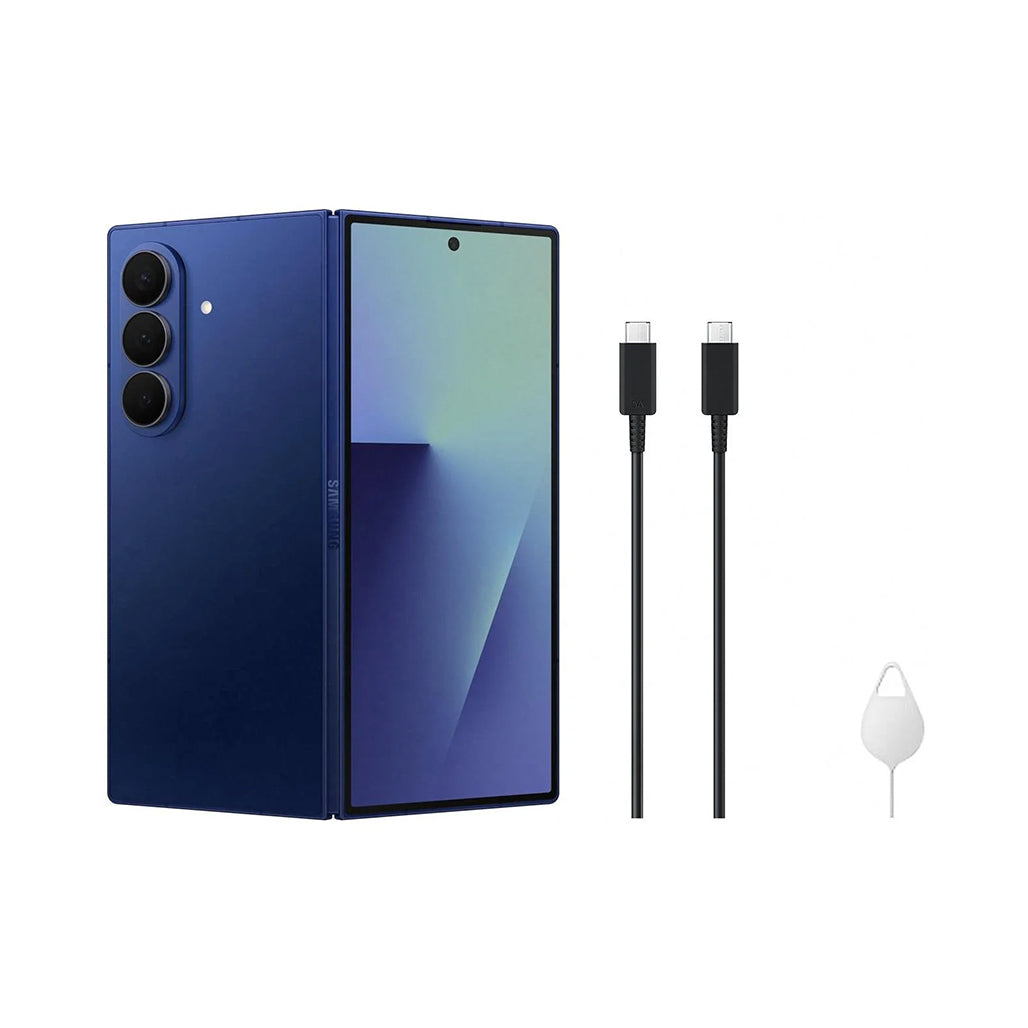 A Photo Of Samsung Galaxy Z Fold7 1TB Package - Silicone Case and 65W Power Adapter Included with Screen Warranty