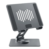 Momax Fold Stand Swivel Tablet Holder - 360° Rotatable with Ultra-Stable Design for 10.5 to 12.9-Inch Tablets