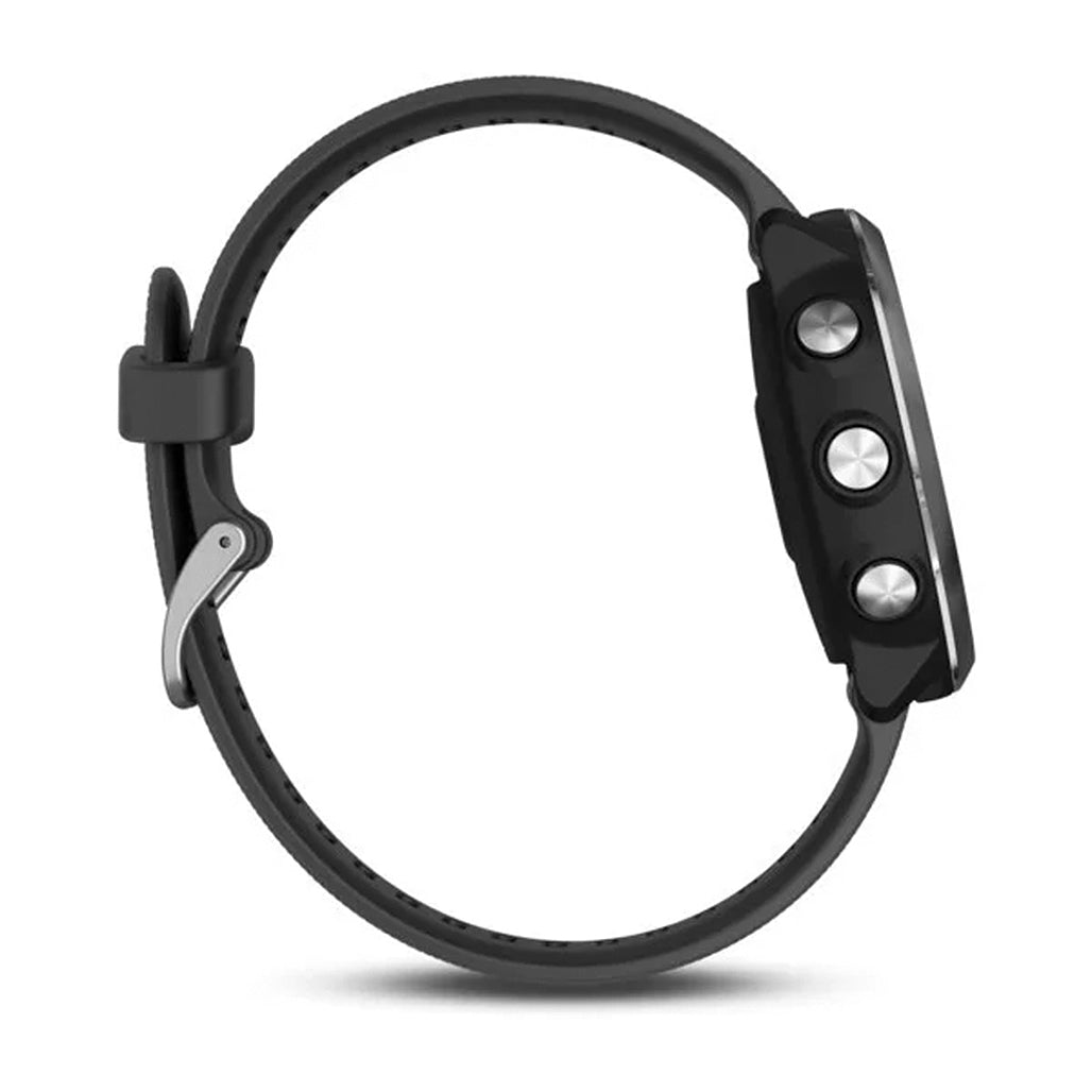 A Photo Of Garmin Forerunner 645 With Black Coloured Band