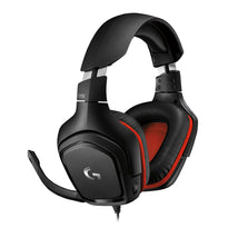 Logitech G331 Stereo Gaming Headset - 50mm Drivers, Flip-to-Mute Microphone, Comfortable Design