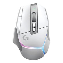Logitech 910-006172 G502 X Plus - Wireless RGB Gaming Mouse - White - LIGHTFORCE Hybrid Switches, LIGHTSPEED Technology, HERO 25K Sensor