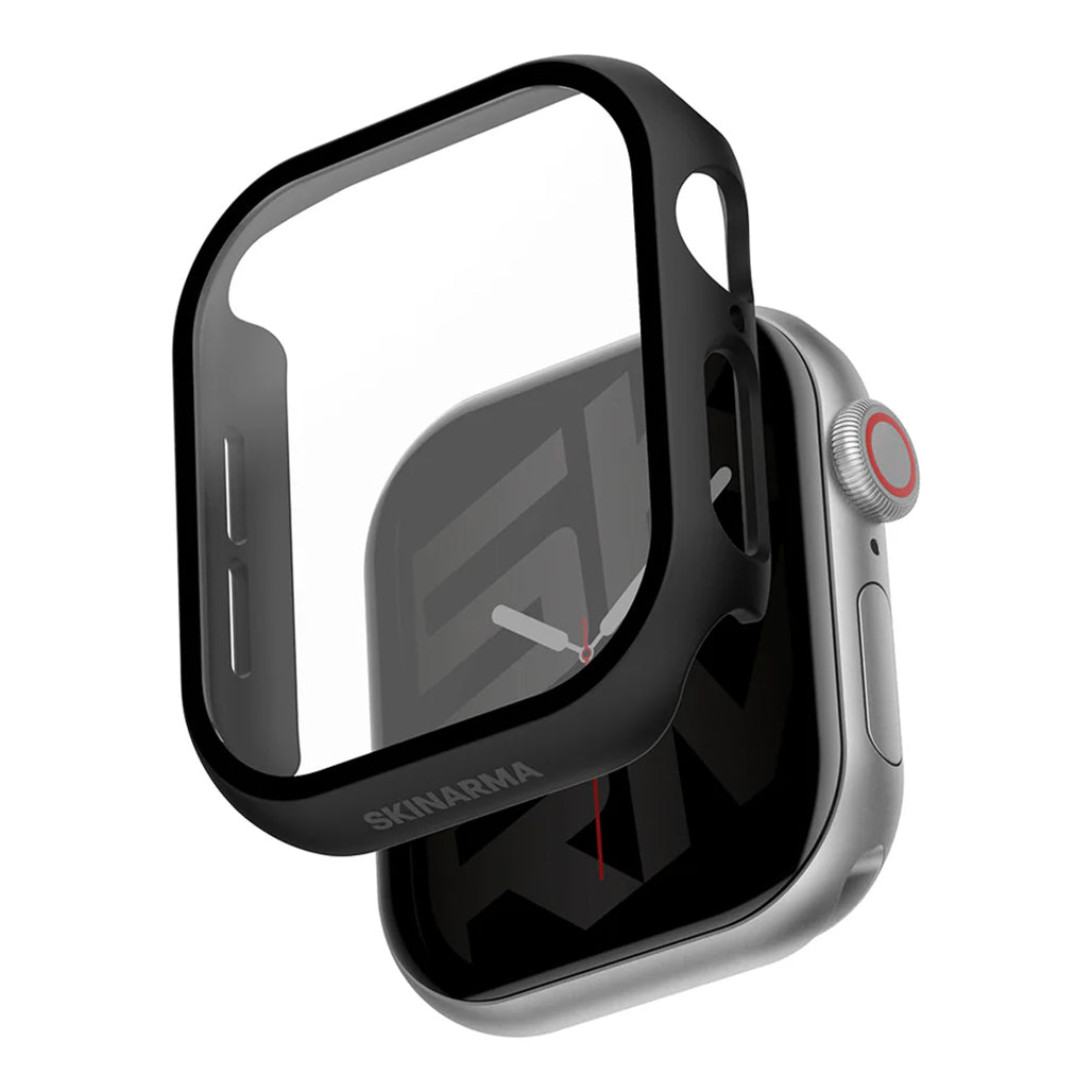 A Photo Of Skinarma GADO Slim Protective Case for Apple Watch Series 10 - 46mm with Tempered Glass Shield