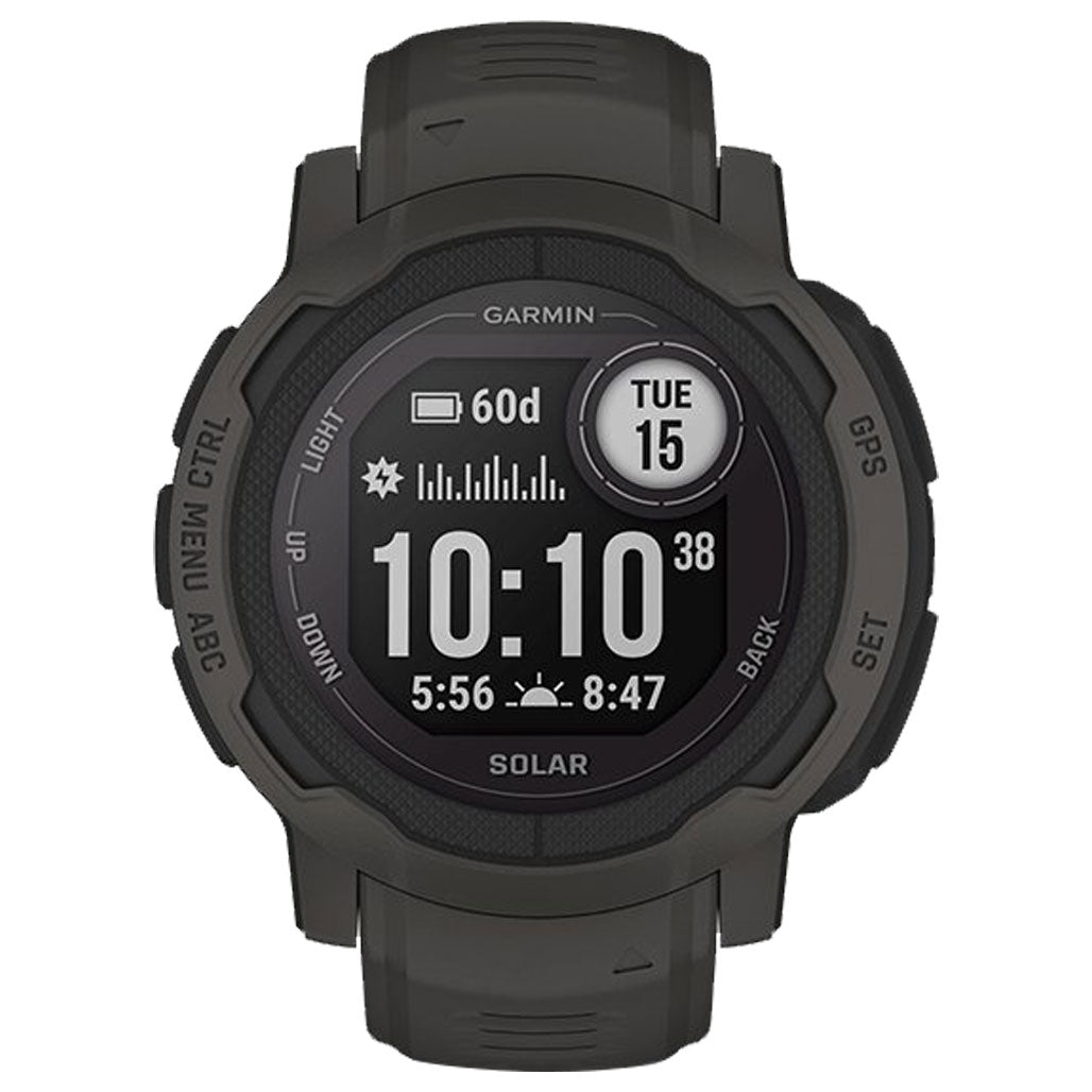 A Photo Of Garmin Instinct 2 Solar Graphite | 010-02626-00