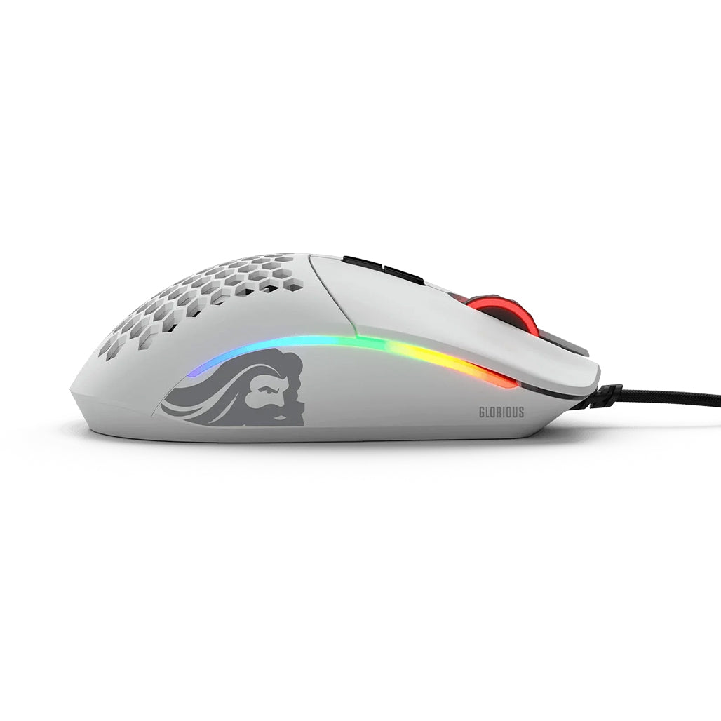 A Photo Of Glorious Model I Gaming Mouse - Ultra-Lightweight with Modular Magnetic Buttons and 3-Zone RGB