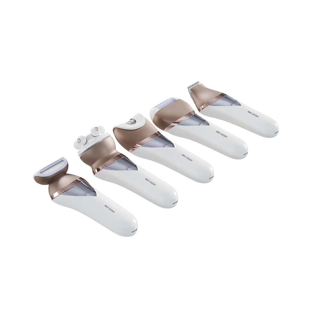 A Photo Of Green Lion 5 in 1 Cordless Epilator Kit - White