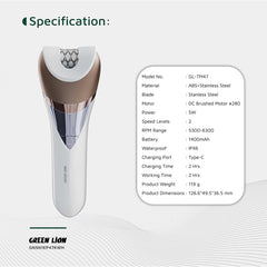 A Photo Of Green Lion 5 in 1 Cordless Epilator Kit - White