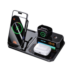 A Photo Of Green Lion 6-in-1 Multifunctional Wireless Charger with Bluetooth 5.3, 20W Speaker, and Fast Charging