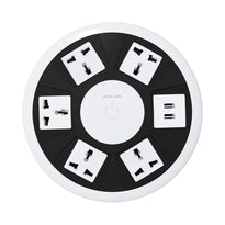 Green Lion 7-in-1 Power Socket with USB & Fast Charging – 2M Cable – White