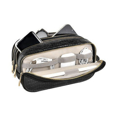 A Photo Of Green Lion GNCITICRPCHBK Citizen Croco Leather Pouch