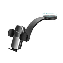 Green Lion Flex Charge Pro Phone Holder – Black, MagSafe Compatible, 15W Wireless Charging, 360° Rotation