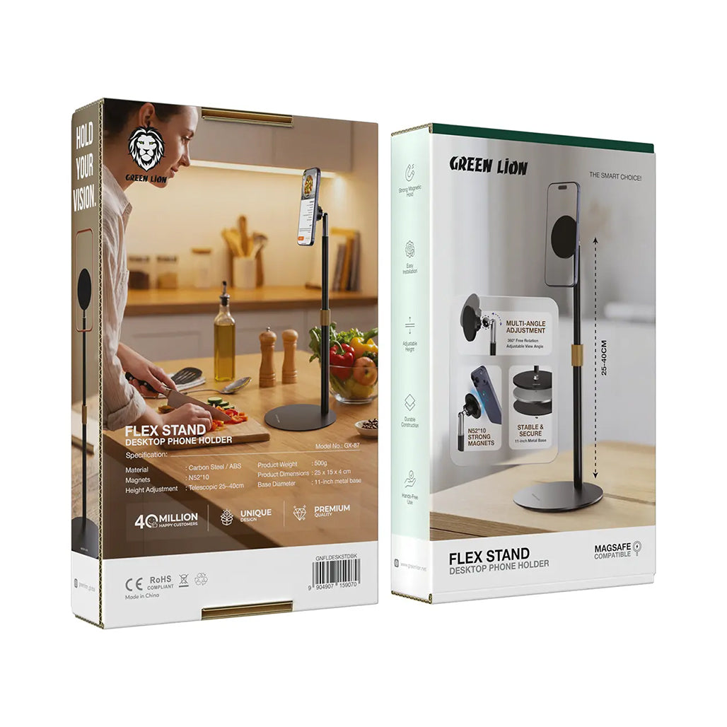 A Photo Of Green Lion Flex Stand
Desktop Phone Holder - GNFLDESKSTDBK