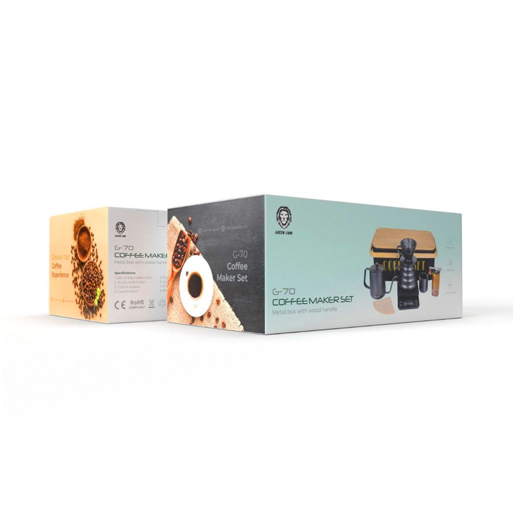 A Photo Of Green Lion G-70 Coffee Maker Set