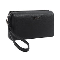 Green Lion Marly Clutch Bag: Stylish PU Leather Travel Accessory with Multi Pocket Storage