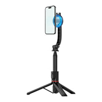 Green Lion MagSelfie Selfie Stick Tripod - Black | MagSafe-Compatible Selfie Stick with Remote Control