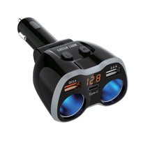 Green Lion GNMULTPCKTBK Multi-Port Car Charger Adapter - Black