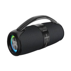 A Photo Of Green Lion Parma Wireless Speaker - Gray | Waterproof Bluetooth Speaker with RGB Lights