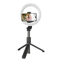 Green Lion 6" Ring Light Selfie Stick with Bluetooth Remote – Portable Tripod & Adjustable Lighting