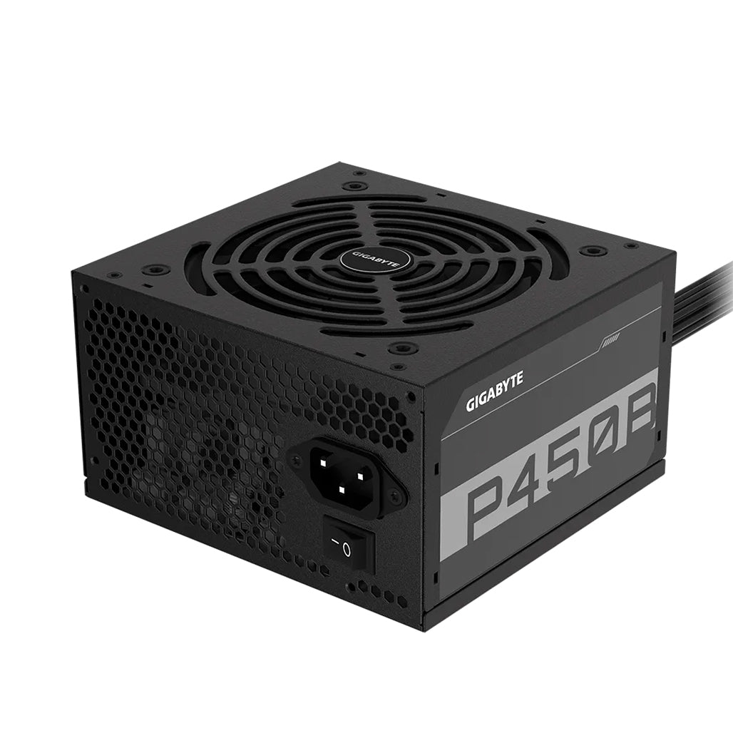 A Photo Of Gigabyte 450W 80 PLUS Bronze Certified Power Supply - Efficient, Reliable, and Quiet Performance