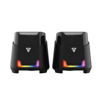 Fantech HELLSCREAM GS205 Portable RGB Gaming and Music Speaker with 45mm Driver, 360° Surround Sound, and USB 2.0 Connectivity