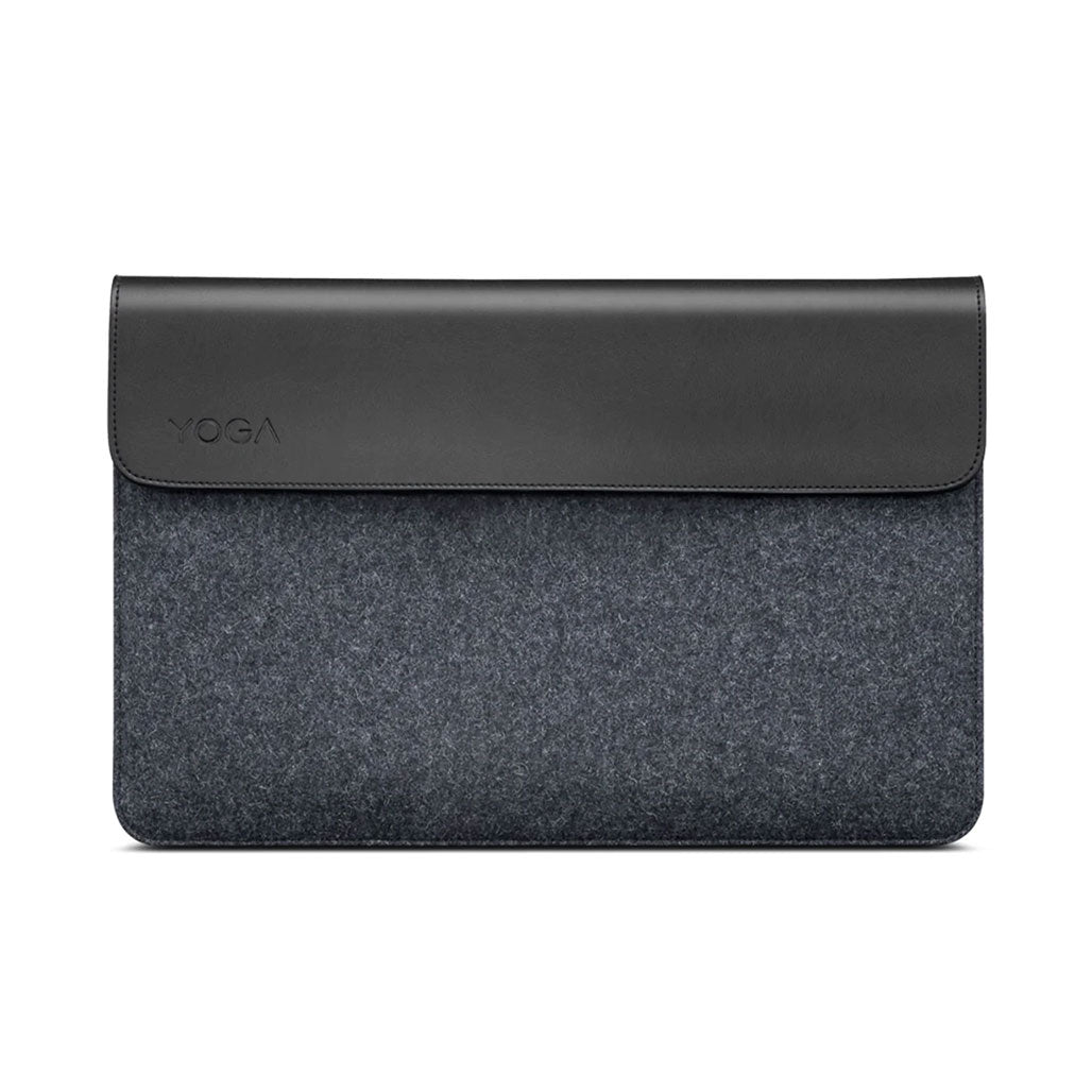 A Photo Of Lenovo Yoga 14-Inch Sleeve | Premium Leather & Wool Felt, Magnetic Closure