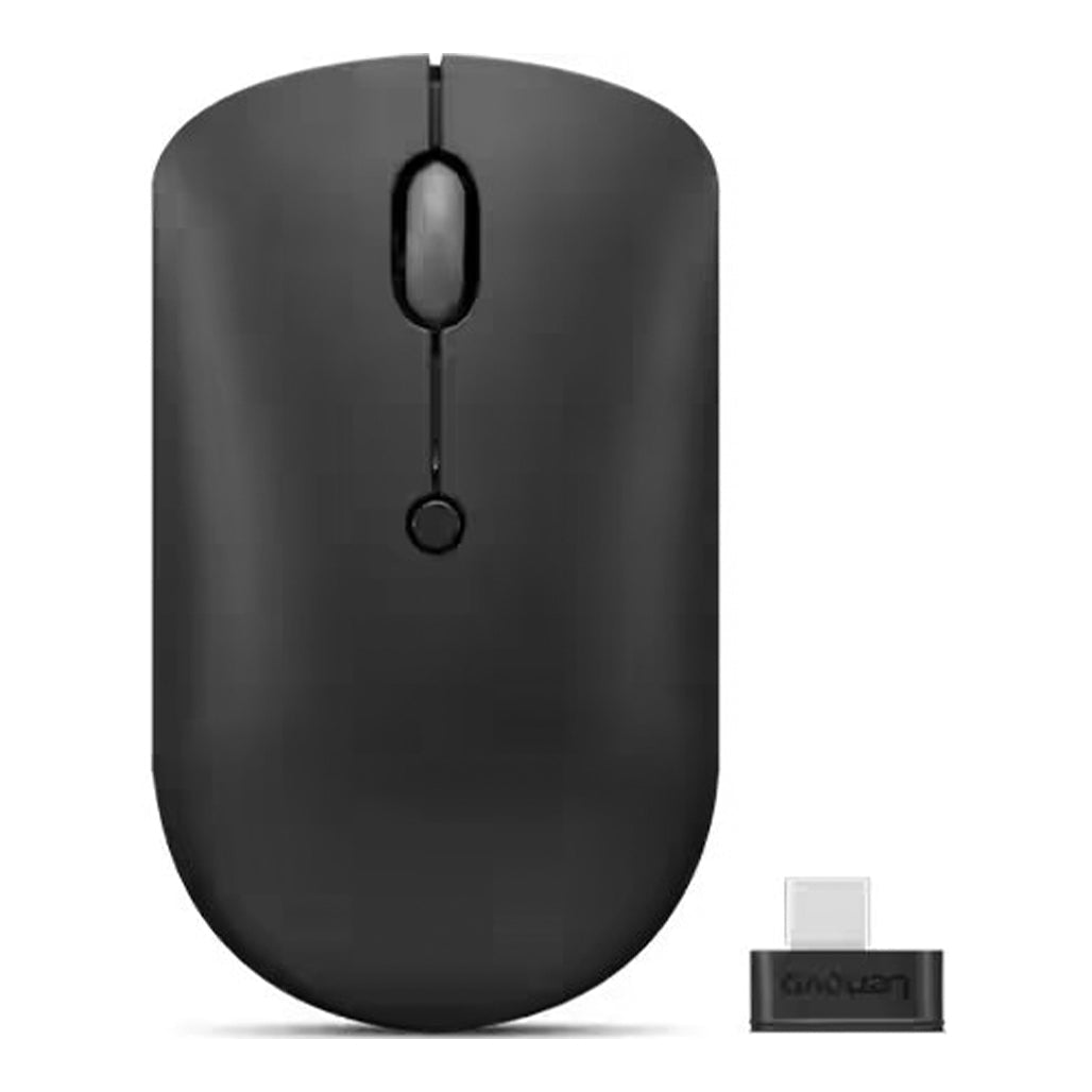 A Photo Of Lenovo 400 USB-C Wireless Compact Mouse - Portable and Precision-Driven Performance