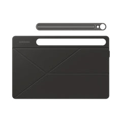 A Photo Of Samsung Galaxy Tab S9+ Smart Book Cover - Black | Dual Viewing Modes | Magnetic Attachment | Auto Wake/Sleep