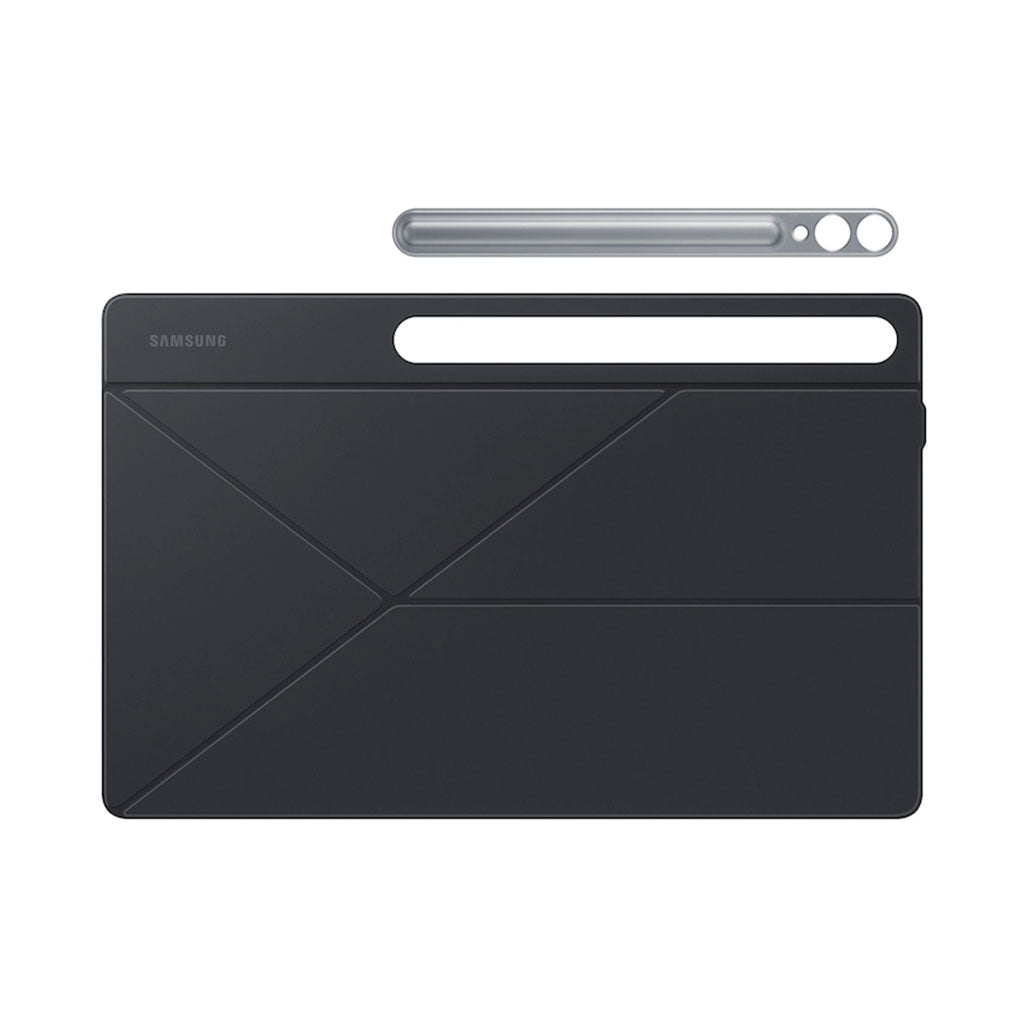 A Photo Of Samsung Galaxy Tab S9 Ultra Smart Book Cover - Black | Magnetic Design, Auto Wake-Up, Dual Viewing Angles