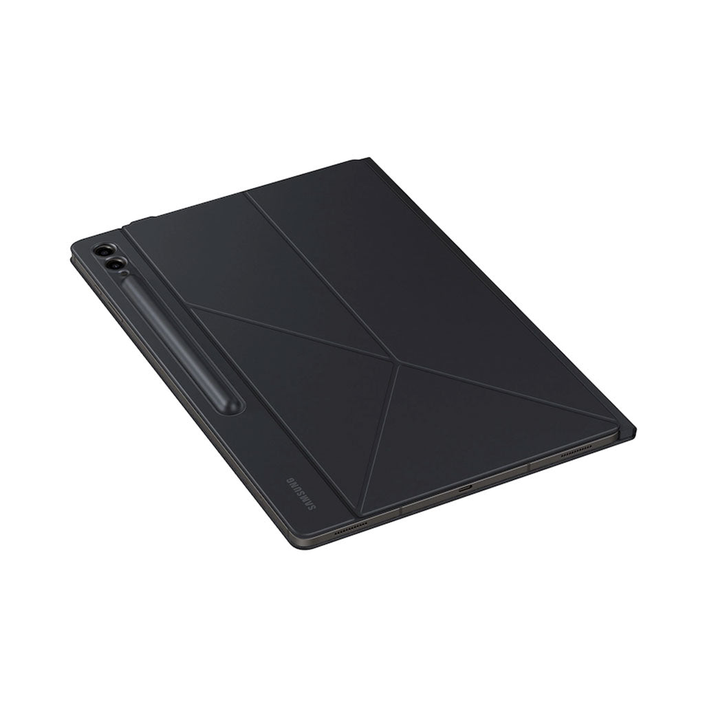 A Photo Of Samsung Galaxy Tab S9 Ultra Smart Book Cover - Black | Magnetic Design, Auto Wake-Up, Dual Viewing Angles
