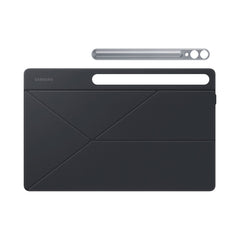 A Photo Of Samsung Galaxy Tab S9 Ultra Smart Book Cover - Black | Magnetic Design, Auto Wake-Up, Dual Viewing Angles