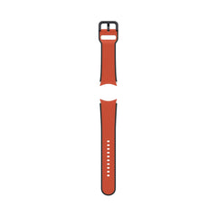 A Photo Of Samsung Galaxy Watch Two-Tone Sport Band, M/L, Red