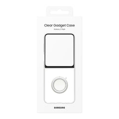 A Photo Of Samsung Galaxy Z Flip5 Clear Gadget Case EF-XF731CTEGUS | Transparent, Eco-Friendly, Customizable Protection