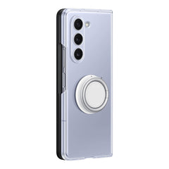 A Photo Of Samsung Galaxy Z Fold5 Clear Gadget Case - Customizable Protection with Eco-Conscious Materials