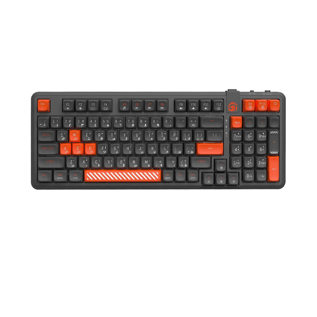A Photo Of GamerTek Arcade Keys Wireless Mechanical Gaming Keyboard - Black