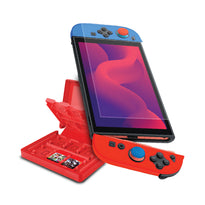 GamerTek 6-in-1 Essential Kit for Nintendo Switch 2 – Screen Protector, Thumb Grips, Joy-Con Covers & Game Card Case