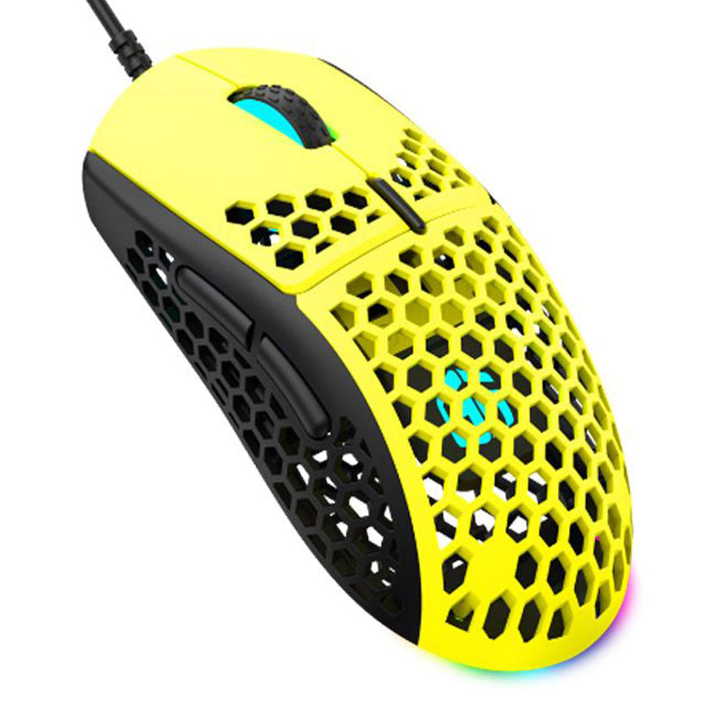 A Photo Of GamerTek GM16 Ultralight Precision Wired Gaming Mouse - 16,000 DPI RGB, Kailh GM 8.0 Switches, Lightweight Design